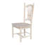 Chaise d'appoint en bois massif Disla