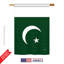 Drapeau de maison en polyester 2 côtés pakistanais-18887150