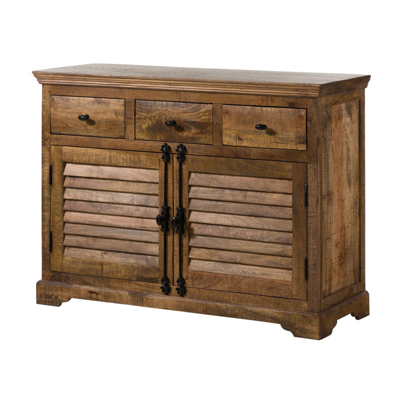 Rodez 120cm Solid Wood Sideboard
