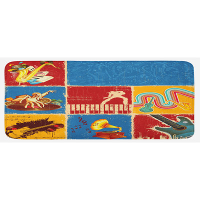 Traditional Polyester Kitchen Mat