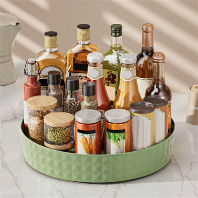 Étagère à assiettes rotative multifonctionnelle