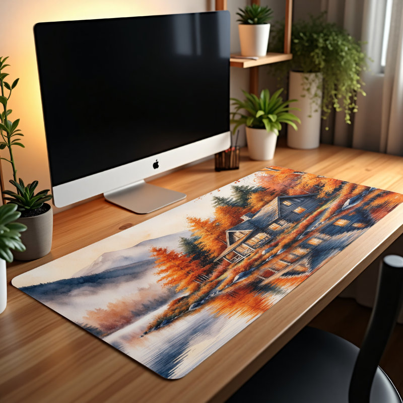 Polyester Desk Pad, 23.6x13.8