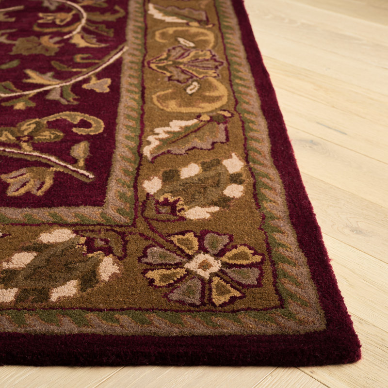 Tapis oriental en laine touffeté à la main Gorham, Rectangle 8 pi 3 po x 11 pi