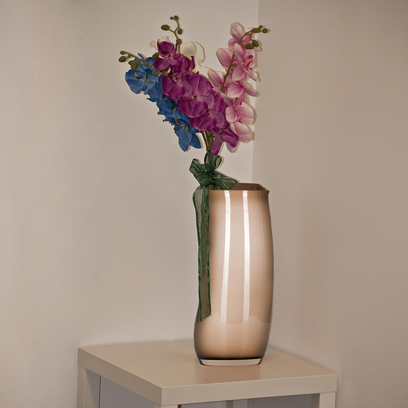 Fleur en soie artificielle à l’orchidée, Crème