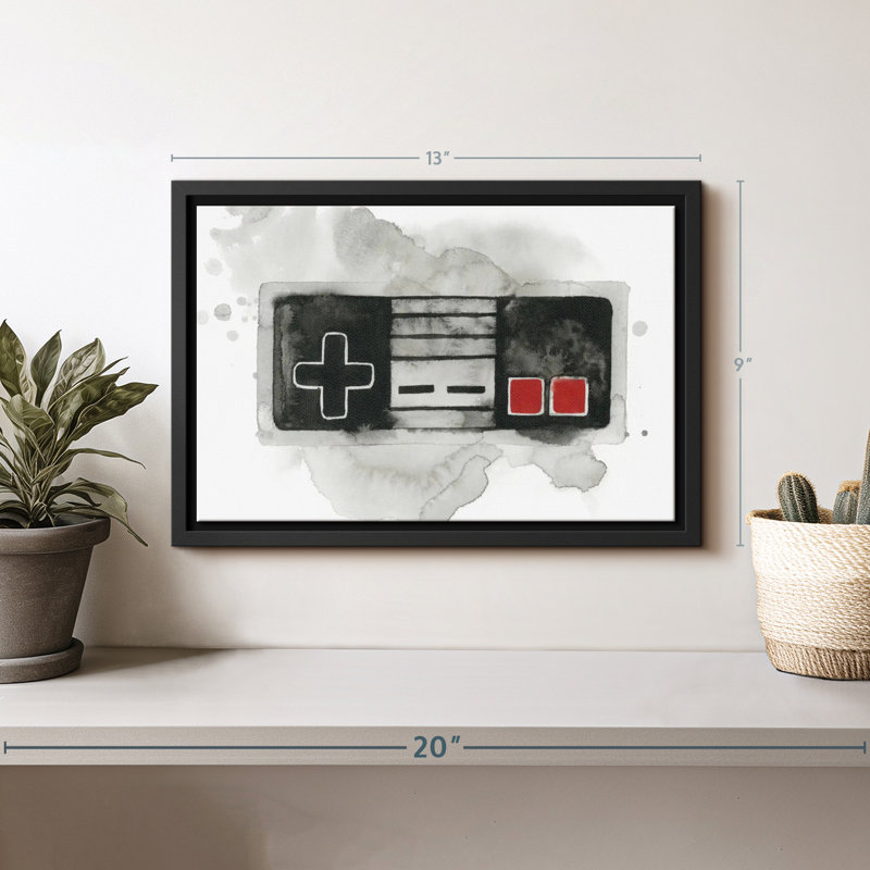 «Gamer I», reproduction sur toile, H 9 po x l 13 po
