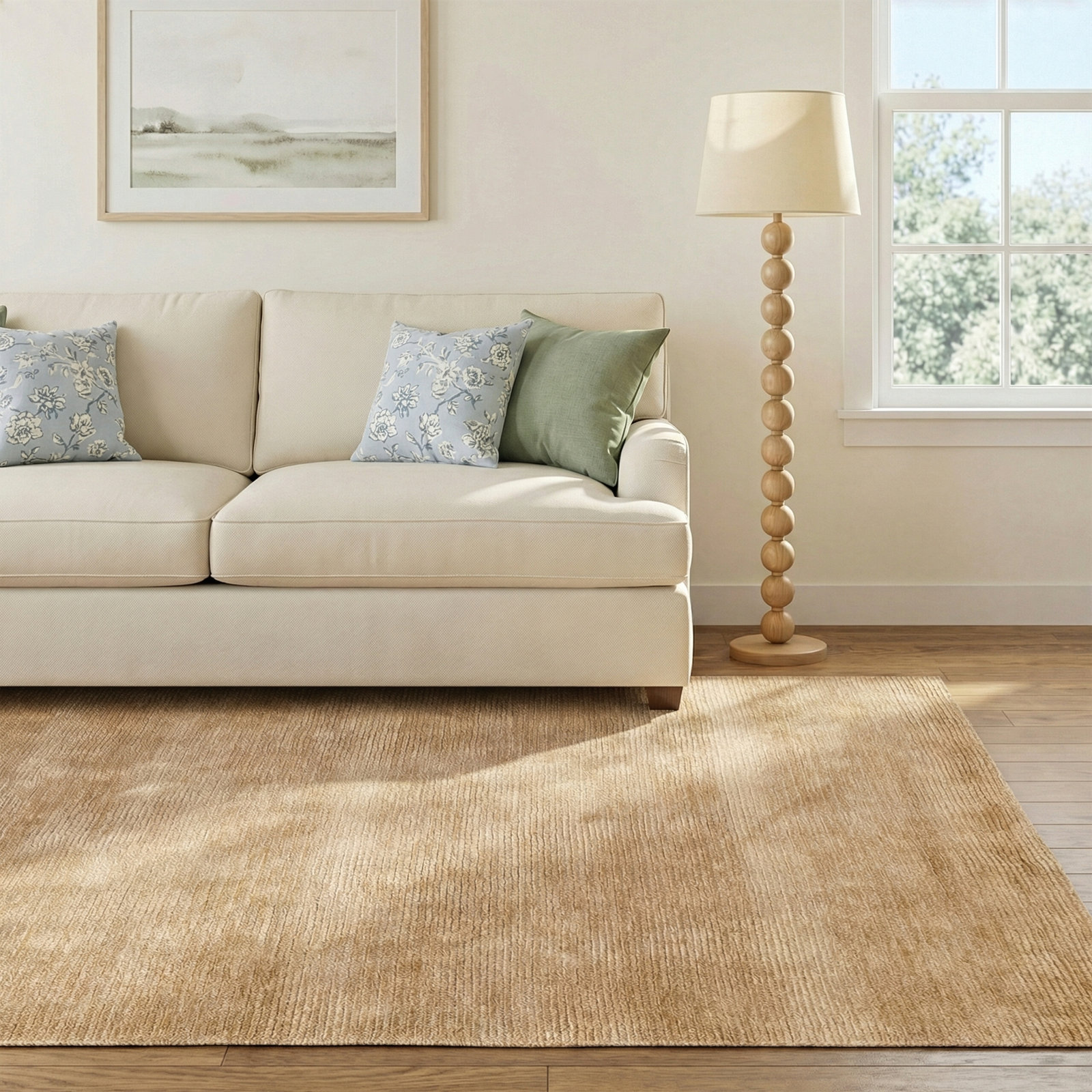 Cliona Hand-Tufted Jute Rug, Rectangle 6'x9'