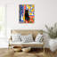 «Paws and Patterns Cat» par Mauriello, reproduction d'art sur toile encadrée-1549500454