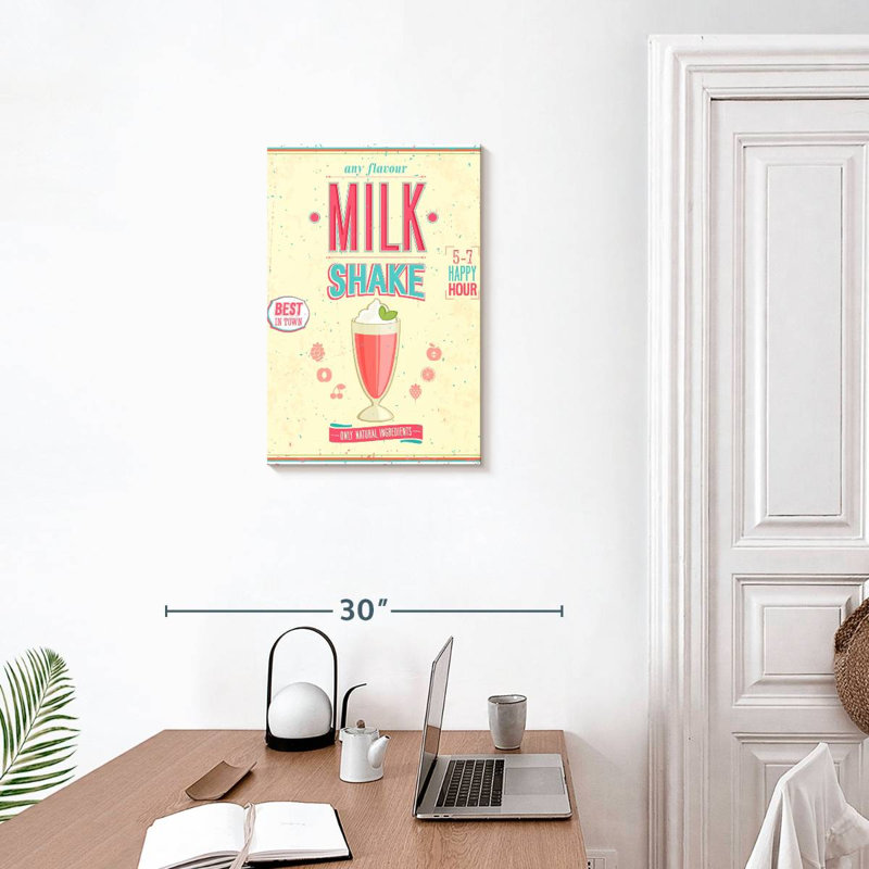 Yarlin rétro Diner Milkshake, H 24 po x l 16 po
