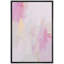 Rose pastel, mauve et blanc, impression sur toile encadrée-94585890-94585889