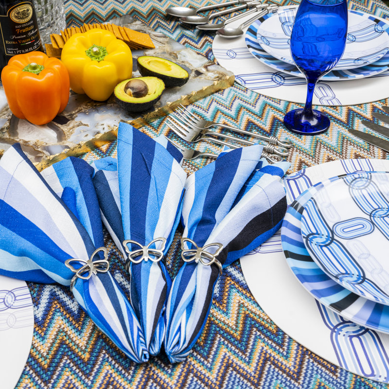 Assiette à salade Blue Link & Starburst