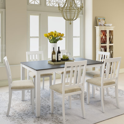 Solid Wood Four Leg Dining Set