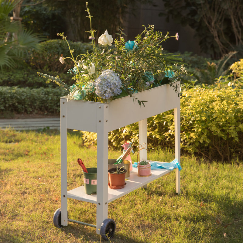 Dezirae Metal Elevated Planter