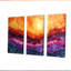 Charpentier - ensemble d'art mural arc-en-ciel-107193085-107193083