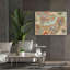 «Modern Map Of Boston» par Nikki Galapon, impression sur toile tendue