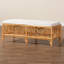 Banc en osier Bellinda