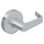 Flat Single Dummy Door Lever with Round Rosette-38787699