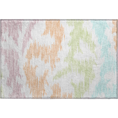 Premium Machine Washable Lisse White Rug