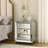 Mirror Three Drawer Cabinet