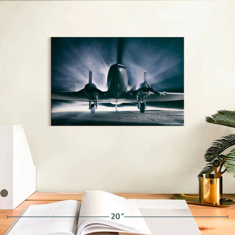 Mehar Transportation Aircraft, 8" H x 12" W