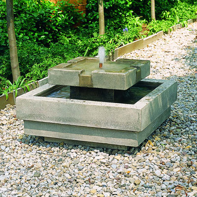 Escala Outdoor Concrete / Cement Floor Fountain