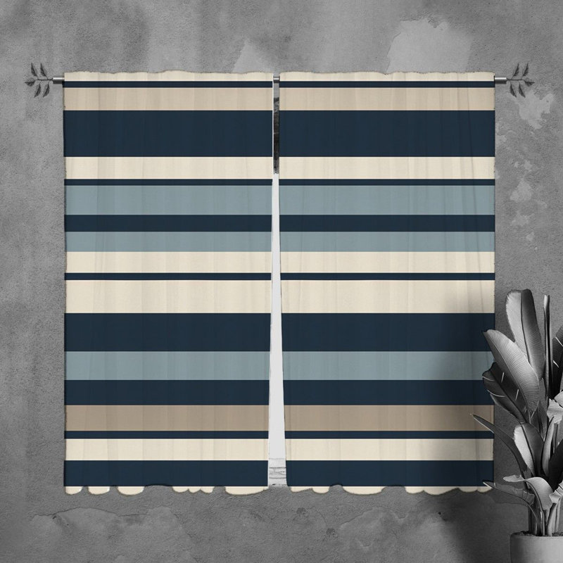 Paire de rideaux obscurcissant en polyester Markeil, L 20 po x L 61 po