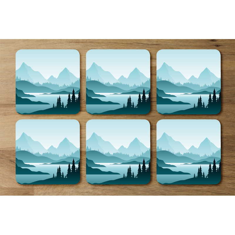 Dugazon Square 6 Piece Coaster Set