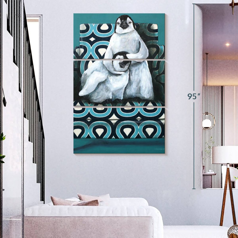 Brampt Penguin Noogie, 74" H x 48" W