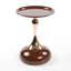 Tail End Table, Round Coffee Table For Office, Rust Treatment, Practical Furniture Modern Metal Side Courtyards, Elegant Accessory Piece, Versatile Use Option-1266106561