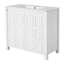 Organisateur de meuble-lavabo 36 "avec lavabo en céramique