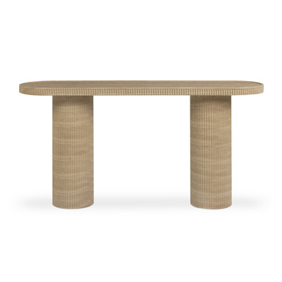 Console Darcy Faux Travertine
