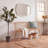 Elegant Ayaah Solid Wood Spindle Bench - Windsor Style 2-Seater with Underseat Storage for Home, Office-1416487271