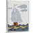 Cadre flottant blanc