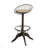 Edgington Swivel Upholstered Adjustable Height Counter Stool with Metal Frame