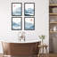 «Blue Mountain», ensemble de 4 reproductions murales encadrées sur papier-93014284-93014286