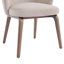 Woodmere Walnut Effect Ash Wooden Frame Dining Chair-2140047992