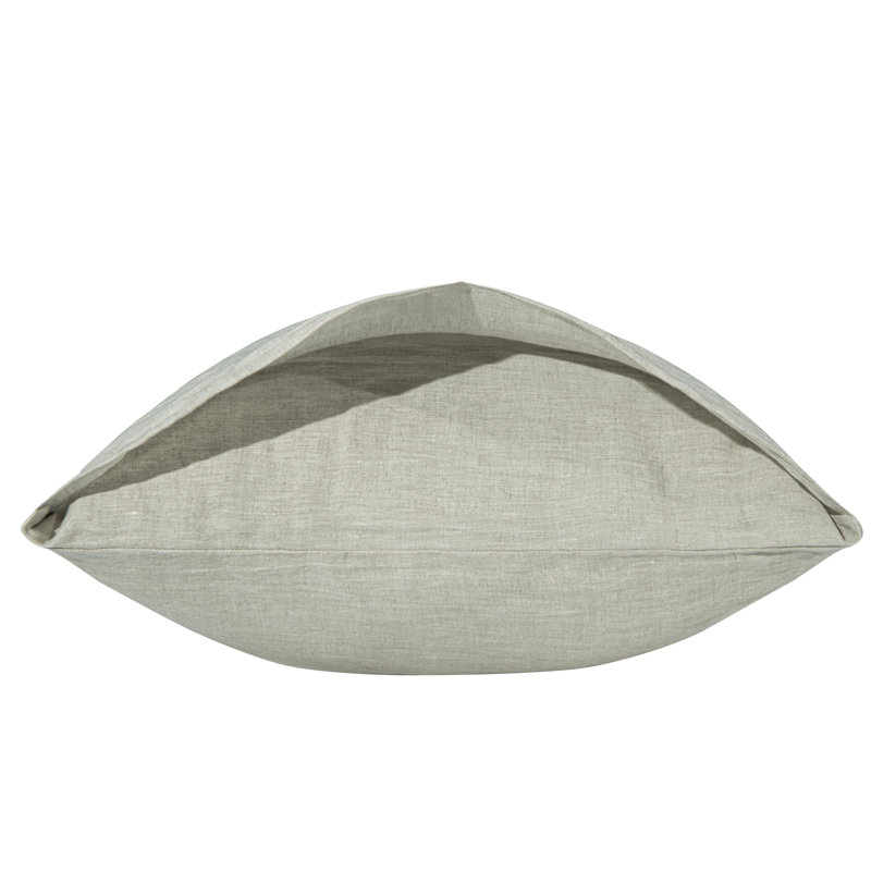 Pillow Cases 2 Pack Queen Breathable Washed Linen Envelope Closure, Natural Linen