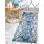 Tapis bleu / crème / bleu Dimonetta-1554814351