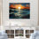 Coastal Shimmering Tides, reproduction d'art sur toile
