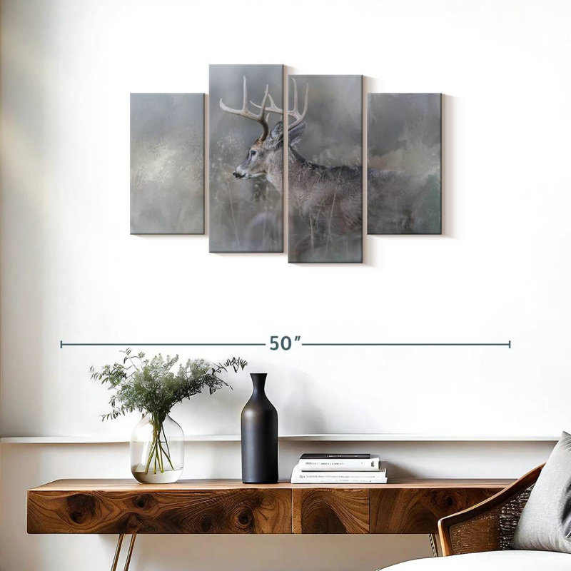 Brampt Meeting Winter Head On, 22" H x 36" W