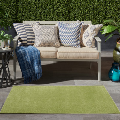 Tapis vert intérieur / extérieur Nourison Essentials