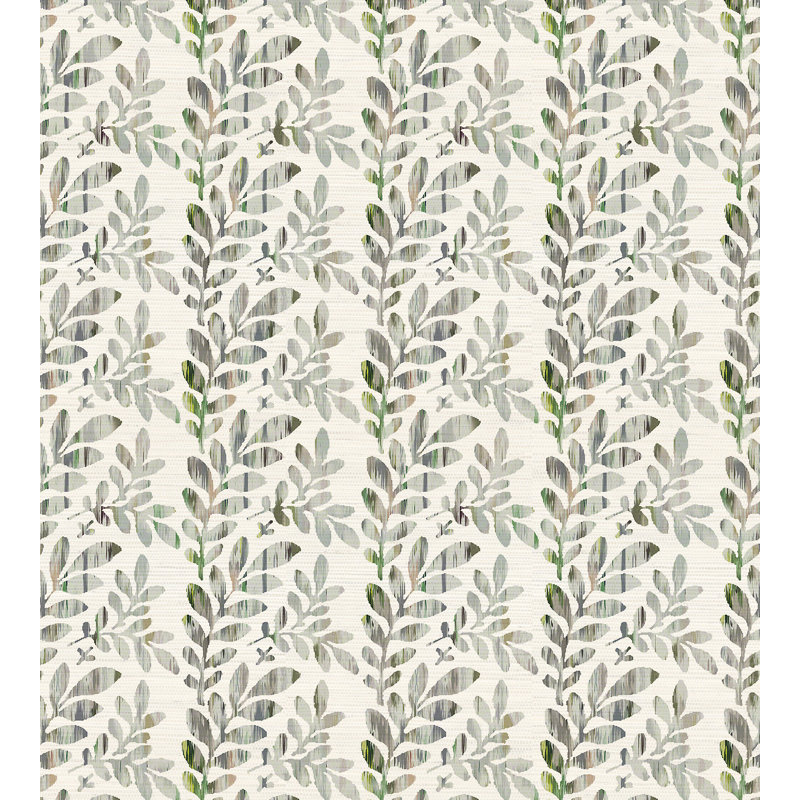 Regence Redux Floral Metallic Wallpaper Roll, Nature