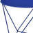 Epidia Blue Color Display & Utility Accent Table-912763223