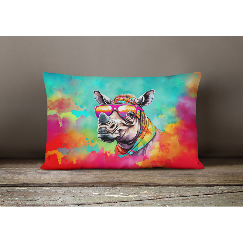 Hippie Animals Other/No Pattern Outdoor Throw Pillow