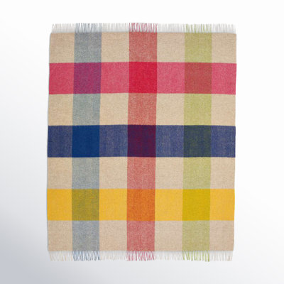 Shetland Wool Throw/Blankets Hand Woven Blanket