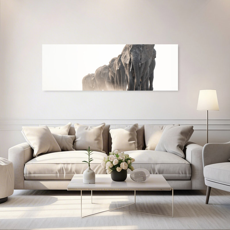 Art mural contemporain africain, H 20 po x l 60 po
