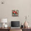 Art floral sur toile damier -1968481859-1968481866