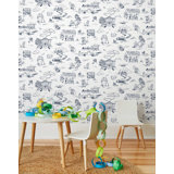 Hill Valley Toile Wallpaper | Traditional / Roll - 27" x 30'