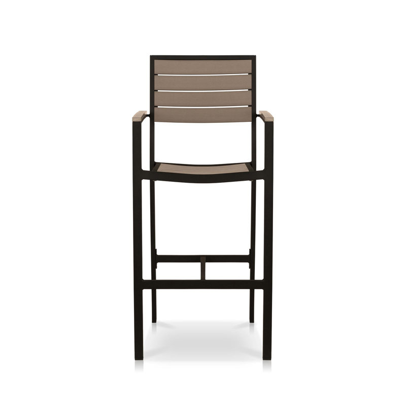 Tabouret de bar 30 po Napa, Noir / Gris