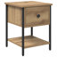 34cm W Manufactured Wood Bedside Table-856749014