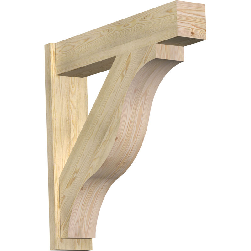 Jeu de blocs Funston, P 38 po x H 38 po, 8" W Douglas Fir (Rough Sawn)